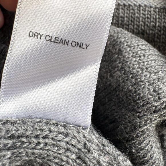 WILT by Anthropologie Striped Sweater M Gray Merino Wool Blend - Picture 5 of 7